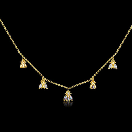Collana Ape Costellazione: Gioiello Unico Dorato o Argentato