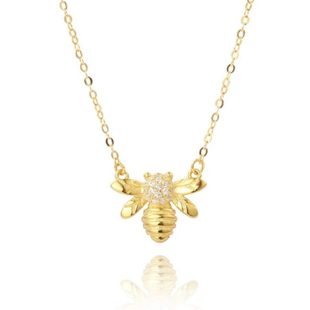 Collana Ape Regina di Luce - Fine & Elegante - Dorata Minimalista!