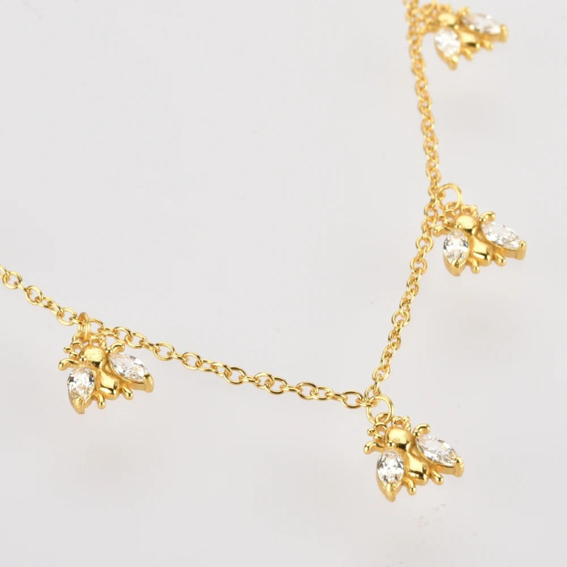 Collana Ape Costellazione: Gioiello Unico Dorato o Argentato