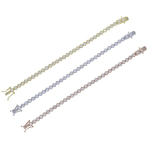 Bracciale Ape Alveari Scintillanti | Oro, Oro Rosa o Argento