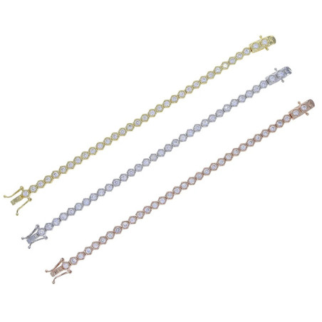 Bracciale Ape Alveari Scintillanti | Oro, Oro Rosa o Argento
