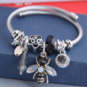 Bracciale Ape Cristallo Fatato | Charms Magici - 3 Colori!