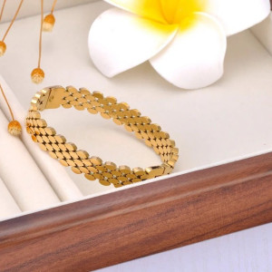 Bracciale Ape Scaglie Solari | Gioiello Donna Dorato o Argentato