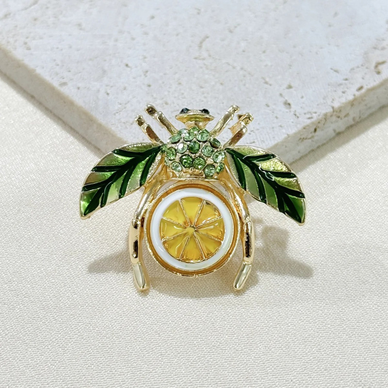 Spilla Ape Gusto Limone - Gioiello Originale e Divertente