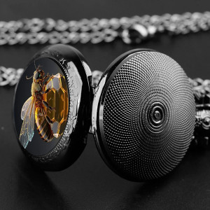 Orologio Ape - Regina Nera - Eleganza Dark & Cristallo Dorato!