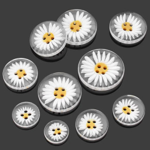Bottoni Margherita - Set da 20 | Accessori Cucito e Fai da Te