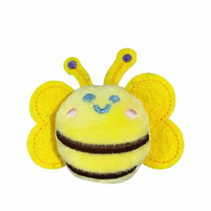 Portachiavi Peluche Ape Sorridente | Set da 1 a 20 – Idea Regalo