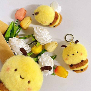 Portachiavi Ape Pompon Soffice - Accessorio Morbido & Carino!