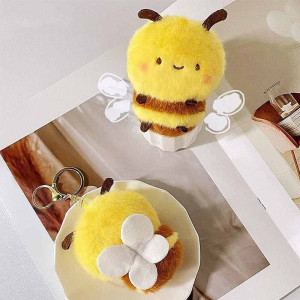 Portachiavi Ape Pompon Soffice - Accessorio Morbido & Carino!
