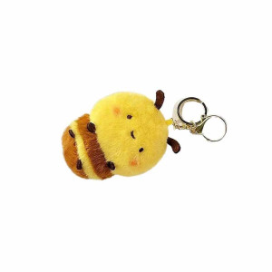 Portachiavi Ape Pompon Soffice - Accessorio Morbido & Carino!