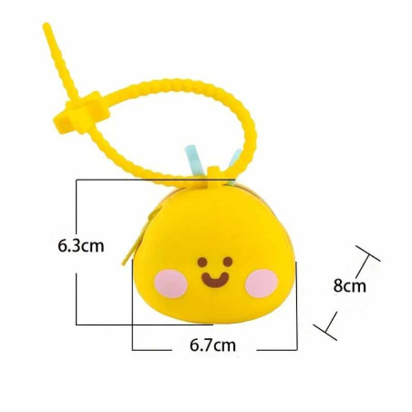 Portachiavi Portamonete Ape "Mimi Bee-Smile" in Silicone