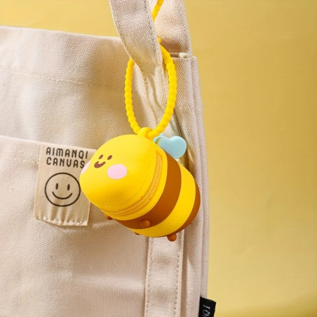 Portachiavi Portamonete Ape "Mimi Bee-Smile" in Silicone