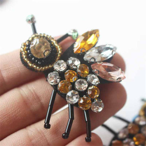 Toppa Ape "Sole Scintillante" - Set da 10 - 4,5 x 4,5 cm