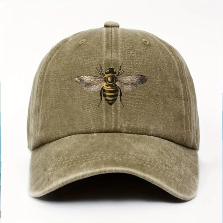 Cappellino Ape Vintage: Ricamo Naturale & Stile Autentico!