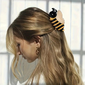 Grande Pinza Ape Cristallo | Accessorio Capelli Originale Donna