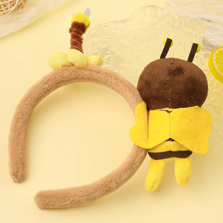 Cerchietto Ape Divertente: Accessorio Carino Doppia Mascotte!