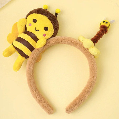 Cerchietto Ape Divertente: Accessorio Carino Doppia Mascotte!