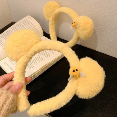 Cerchietto Ape con Pompon | Accessorio Divertente e Originale