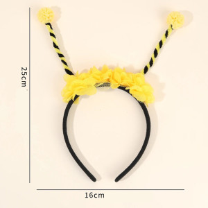 Cerchietto Ape "Antenne Fiorite" - Accessorio Feste & Costume!