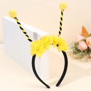 Cerchietto Ape "Antenne Fiorite" - Accessorio Feste & Costume!