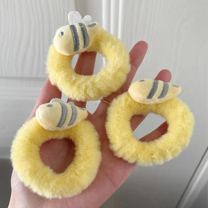 Set da 5 Scrunchie Peluche Ape - Piccola Ape Fluffy!