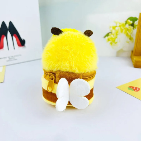 Portachiavi Peluche Ape Kawaii Multifunzione - Carino e Pratico!