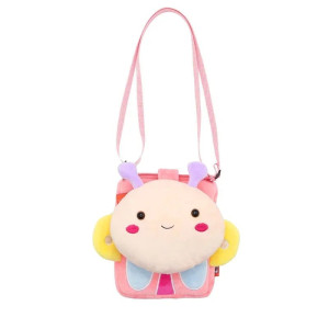 Borsetta Peluche Farfalla | Borsa per Bambina Carina & Morbida