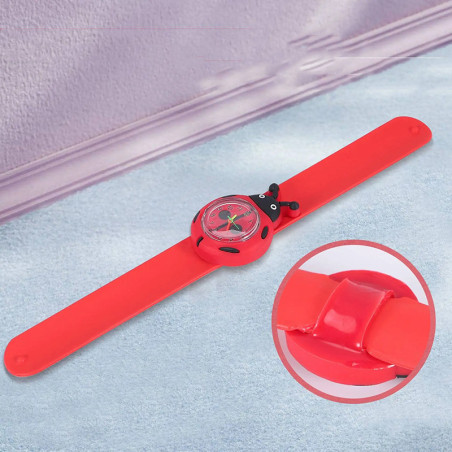 Orologio Slap Coccinella | Idea Regalo Bambini | Silicone!
