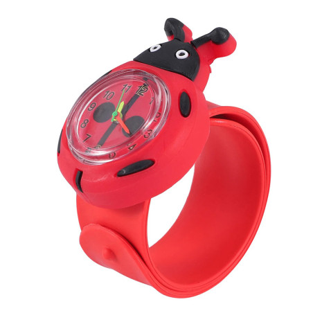 Orologio Slap Coccinella | Idea Regalo Bambini | Silicone!