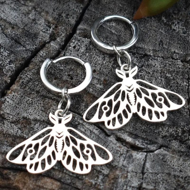 Orecchini Farfalla Argento Lunare | Gioiello Donna Originale