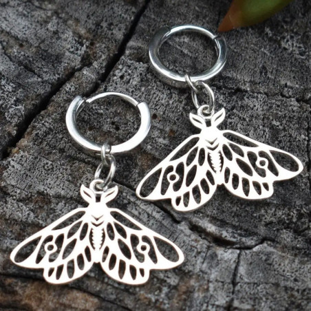 Orecchini Farfalla Argento Lunare | Gioiello Donna Originale