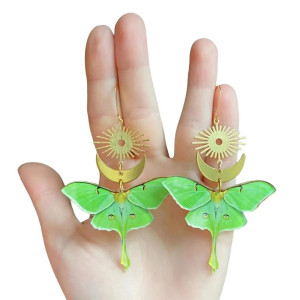 Orecchini Farfalla Sole Verde - Gioielli Bohème Celesti!