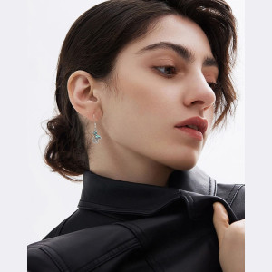 Orecchini Libellula Turchese - Gioiello Argento Stile Bohémien