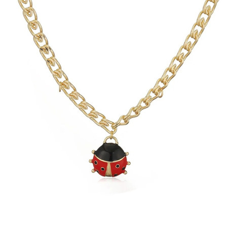 Collana Coccinella Reale - Gioiello Dorato Donna | Idea Regalo