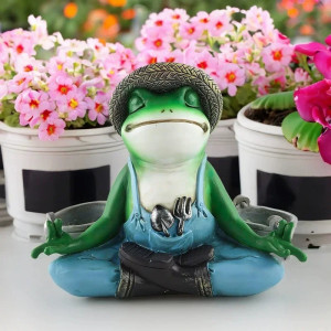 Statuetta Rana Giardiniere Zen | Idea Regalo Originale