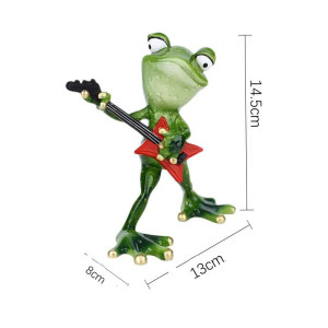 Statuetta Rana Rocker con Chitarra | Idea Regalo Divertente