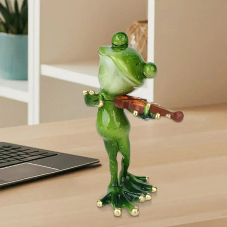 Statuetta Rana Violinista - Idea Regalo Musicale Divertente!