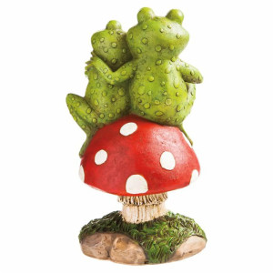 Statuetta Rane Innamorate - Decorazione Romantica Naturale!