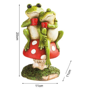Statuetta Rane Innamorate - Decorazione Romantica Naturale!