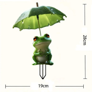Decorazione Giardino Rana | Impermeabile e Resistente