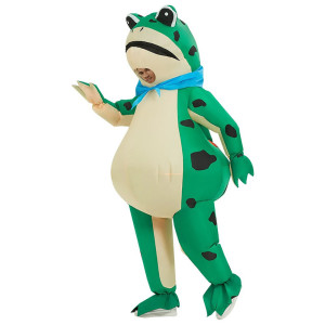 Mascotte Rana Gonfiabile Super Cra-Gonfiato - Costume Divertente