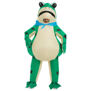 Mascotte Rana Gonfiabile Super Cra-Gonfiato - Costume Divertente