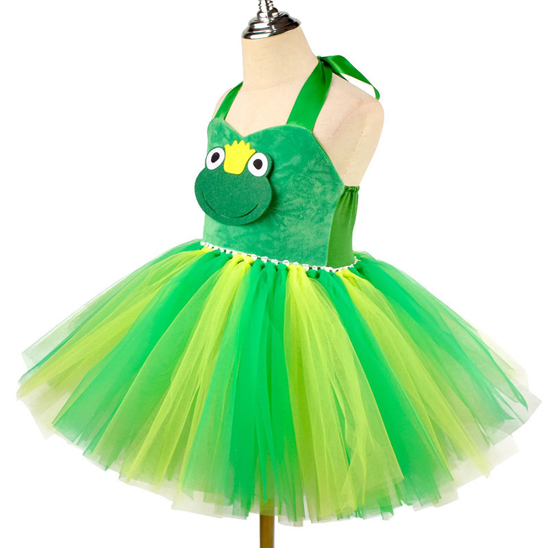 Costume Principessa Rana Bambina - Tutù e Accessori Inclusi!
