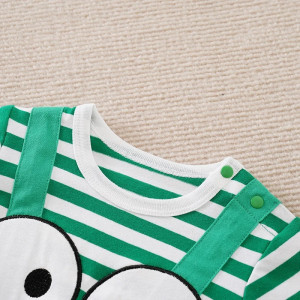 Pagliaccetto Rana Verde Neonato 0-18 mesi - Cotone Comodo!