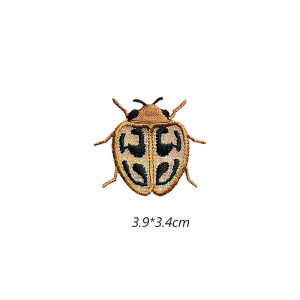 Toppa Scarabeo 'Macchie Dorate' | Patch Ricamato Originale