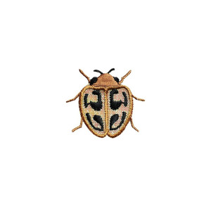 Toppa Scarabeo 'Macchie Dorate' | Patch Ricamato Originale