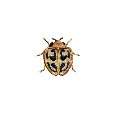 Toppa Scarabeo 'Macchie Dorate' | Patch Ricamato Originale