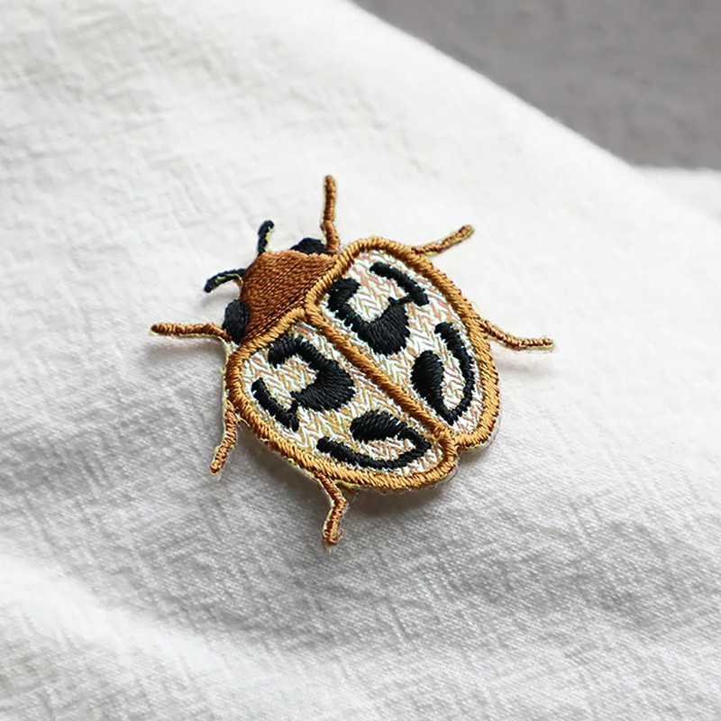 Toppa Scarabeo 'Macchie Dorate' | Patch Ricamato Originale