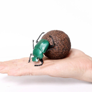 Statuetta Scarabeo Cetonia Verde | Figurina Educativa Unica