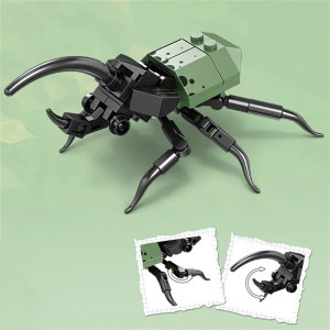 Statuetta Scarabeo Ercole Meccano - Insetto Educativo Realistico